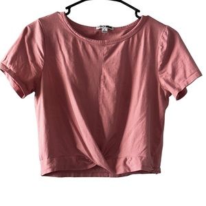 Fashion Nova Pink Cropped Top